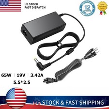 For Toshiba Satellite Laptop AC Adapter Charging Cable Power Supply 65W 19V USA picture