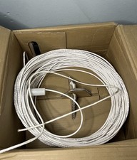 GENESIS 24/4PR CAT 5E Bulk Solid Wire UTP GENERAL PURPOSE White (Read Bio) picture