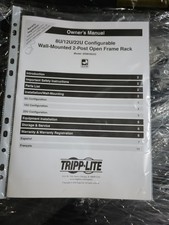 TRIPP LITE DATA CENTER SRWO8U22 8U 12U 22U 2 Post Open Frame Rack Cabinet NEW picture