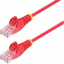 StarTech N6PAT3RDS 3ft Red Slim CAT6 Ethernet Cable RJ45 picture