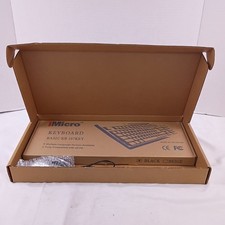 iMicro KB-US819EB Basic KB 107Key Standard  Black Keyboard and Wired Mouse New picture