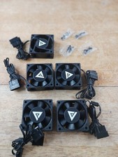 5x Mass Cool 60mm Coolin Fans Missing 1 Set Of Screws picture