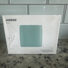 New Jadens JD-21 Sticker Thermal Mini Printer Green Portable Wireless Bluetooth picture