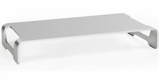 VIVO Silver Aluminum 16 inch Wide Monitor Riser, Ergonomic Desktop Stand picture
