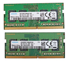 Lot 2x 4GB (8GB) Samsung M471A5244CB0-CRC PC4-19200 DDR4-2400T SODIMM Laptop RAM picture