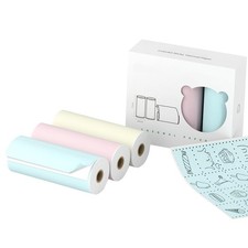 PeriPage 77 x 30mm Self Adhesive Thermal Paper Sticker, BPA Free picture