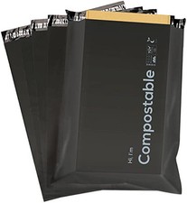 6x9 inch Biodegradable Poly Mailers,50 Count Compostable Shipping Bags with  picture
