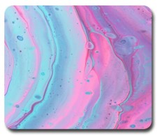 Baby Blue Pink & Purple Marble Stone Pattern ~ Mouse Pad / Mousepad ~ Great Gift picture