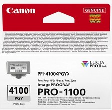 Canon PFI-4100PGY Genuine Printer Ink Cartridge - High Performance & Fade Resist picture