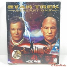 Microprose Star Trek Generations Windows 95 PC CD ROM Software Game 1997 Sealed picture