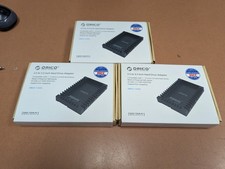 3 new NOS ORICO SATAIII 2.5 to 3.5'' Hard Drive Adapter Converter 1125SS picture
