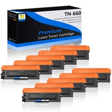 10PK TN630 TN660 Toner Cartridge For Brother DCP-L2520DW DCP-L2540DW HL-L2360DW picture