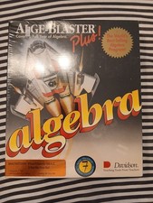 Davidson Algebra ALGE-BLASTER Plus 1992 MACINTOSH PC Cd-Rom SEALED VINTAGE NEW picture