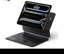 Black Magnetic iPad Keyboard Case w/ Built-In Touchpad, English QWERTY picture