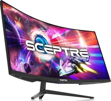 Sceptre 34-inch Curved Ultrawide WQHD Monitor 3440x1440 R1500 180Hz DisplayPort picture