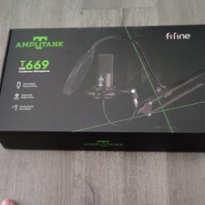 FIFINE AmpliTank T669 USB Wired Condenser Microphone Kit Plug & Play Black picture