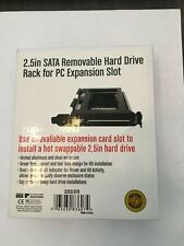 StarTech 2.5in SATA Removable Hard Drive Rack for PC Expansion Slot S25SLOTR NEW picture