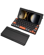 Doohoeek Universal Bluetooth Mini Keyboard, Wireless Compact Keyboard Orange picture