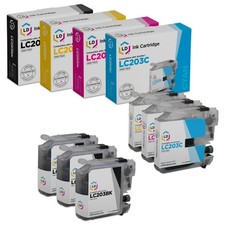 LD For Brother LC203 6pk HY Ink LC203BK LC203C LC203M LC203Y J4320 J4420 picture