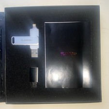 BLANBOK+ MFi Flash Drive USB/Lightning 128/256/512GB iPhone/iPad/Android Silver picture
