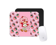 Sweet Strawberry Themed Mouse Pad | Retro Desk Mat Gift for Berry Fans Office picture
