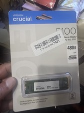 Crucial E100 480GB Gen4 NVMe PCIe M.2 Internal SSD 4700MB/s Read picture