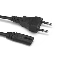 EU cord Figure 8 C7 to Eu 2 pin AC Power charge cable For camera printer picture