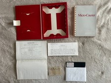 Micro-Courier for Apple II. Vintage Macintosh software. MICROCOM picture