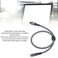 USB C To USB C Cable Support 20Gbps Data Transfer 240W Fast Charging 4K 60Hz picture