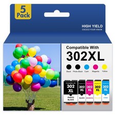 5Pack 302 XL T302XL Ink For Epson Expression Premium XP-6000 XP-6100 Printer picture