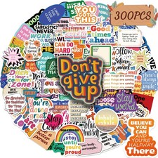 300PCS Motivational Sticker, Inspirational Words Stickers for Teens 300pcs picture