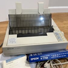 Vintage EPSON LQ-850 Dot Matrix Printer P88MB WORKS TESTED + MANUAL +xtra Ribbon picture