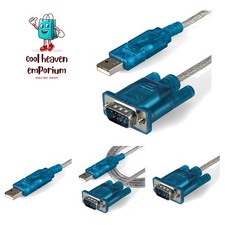 3ft 91cm 1-Port USB to RS232 DB9 Serial Adapter Cable, USB to Serial Adapter ... picture