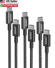 Anker USB C to USB C Cable 3 Pack 3.3ft 6ft 10ft For iPhone 17 MacBook FROM USA picture