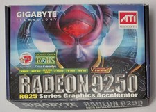 Gigabyte GV-R925128DE AGP Graphics Card (ATI Radeon 9250, 128MB, Original Box, Retro, 2004) picture