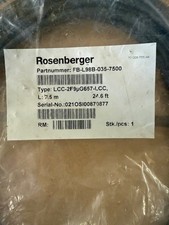 FB-L98B-035-7500 - Rosenberger Ruggedized Single Mode Fiber Jumper 7.5M picture