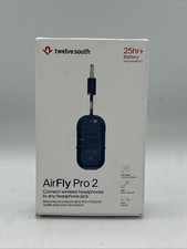 Twelve South AirFly Pro 2 Bluetooth Transmitter Receiver 3.5mm Audio Blue TX picture