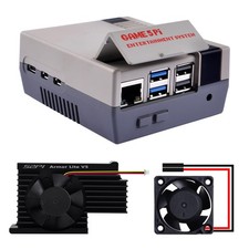 GeeekPi Case for Raspberry Pi 5, with Armor Lite V5 Active Cooler, Retro Gami... picture