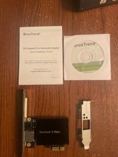 Network Card Adapter for Windows 11/10/8.1/8/7 Linux, 1G/2.5G/5G Base-T PCIe  picture