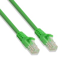 Green 7-foot premium Cat5e Patch LAN Ethernet Network Cable (10 Pack) picture