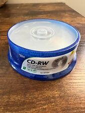 Office Depot CD-RW Rewritable 25 Pack 700MB 80Min 12x Blank Discs New Sealed picture