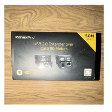 KanexPro USB 2.0 Extender Cat 6 Ultra Slim Plug and Play 50 m Black EXT-USB2S50M picture