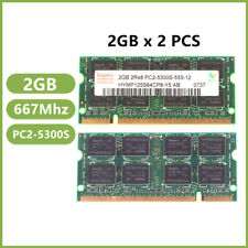 4GB For Hynix 2*2GB PC2-5300S DDR2-667 667Mhz 2Rx8 200 Pins Laptop Memory Sodimm picture