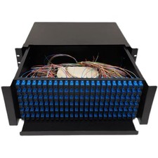 19'' Rack Mount 144 core 4U Fiber Optic Patch Panel with SC UPC Adapter Pigtails picture