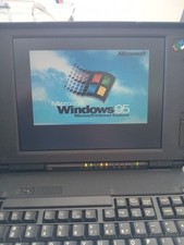 Vintage Ibm Thinkpad 755cx With Ac Adapter Carrying Case And Many Ex. Please Rd picture