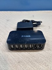 D-Link DUB-H7 USB Hub, 7-Port USB 2.0, External Powered Hub, Black picture