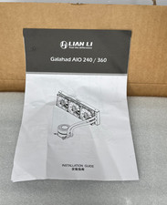 Lian Li Galahad AIO 240 Uni Fan SL120 Edition Liquid CPU Cooler White picture