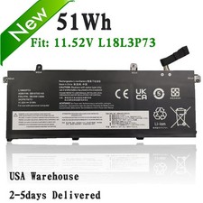 L18C3P72 L18L3P73 L18C3P71 Battery for Lenovo ThinkPad T490 T495 P43S T14 P14s picture