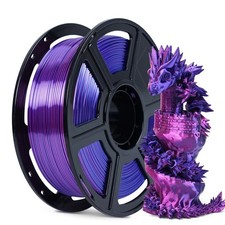 FLASHFORGE PLA Silk 3D Printer Filament Silky Texture Shiny 1.75mm 1kg Spool US picture