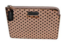 Marc by Marc Jacobs Metallic Zip Tech Pouch Bag Pale Buff Multi New NWT picture